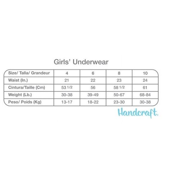 Girls Wish 7 Pack Character Underwear, Size 8 - Picture 5 of 9